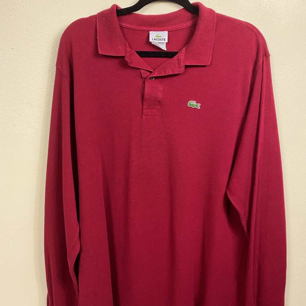 Vintage Long Sleeve Lacoste Polo